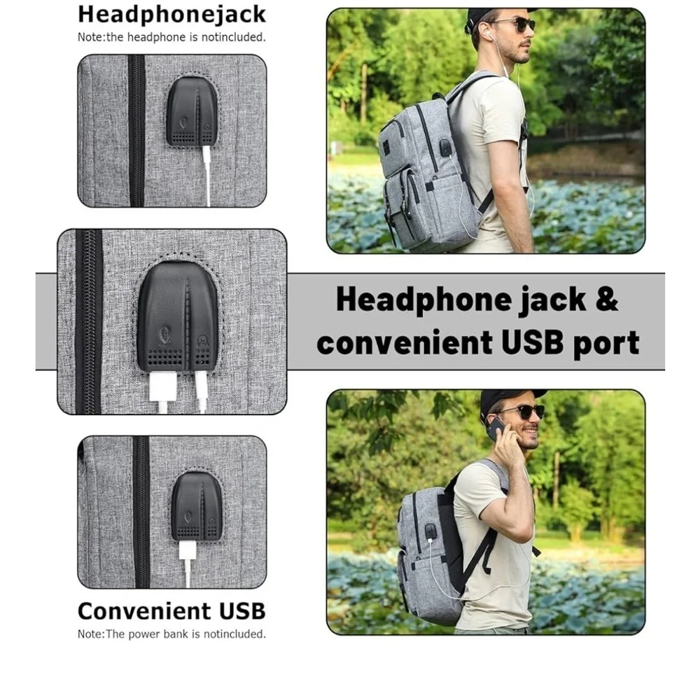 Gray Multi-Use Backpack